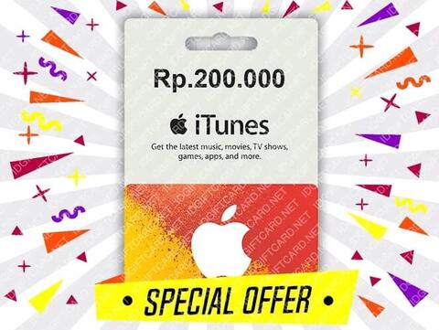 (TRUSTED&MURAH) IGC (iTunes Gift Card) indonesia, Jasa Belanja Satuan