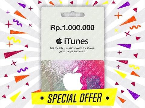 (TRUSTED&MURAH) IGC (iTunes Gift Card) indonesia, Jasa Belanja Satuan