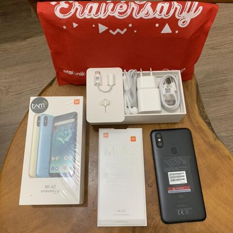 Xiaomi Mi A2 RAM 4/64gb Black. Garansi Resmi TAM. Super Istimewa
