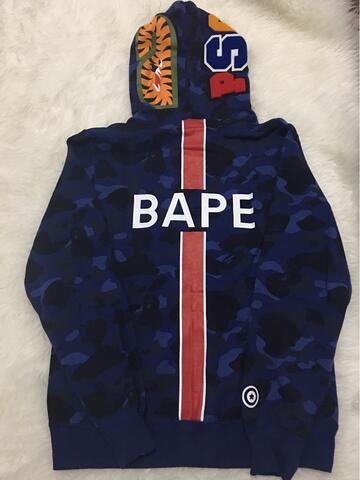 BAPE x PSG Shark Fullzip Hoodie A 