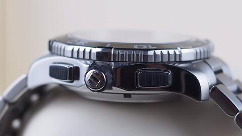 TAG HEUER AQUARACER 500M CHRONOGRAPH AUTOMATIC CERAMIC BEZEL STEEL 43MM