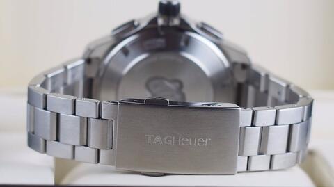 TAG HEUER AQUARACER 500M CHRONOGRAPH AUTOMATIC CERAMIC BEZEL STEEL 43MM