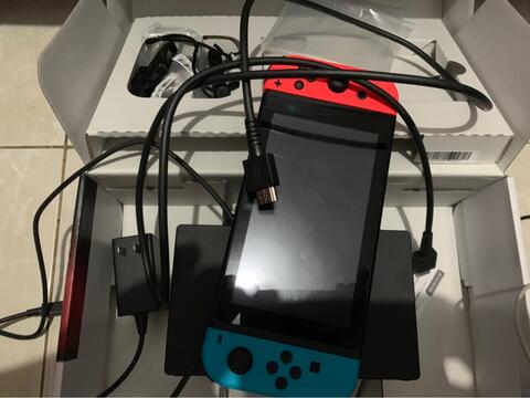Nintendo Switch 2nd FW Ori + (optional) games Zelda, Mario Kart