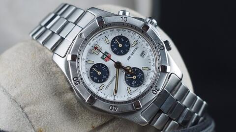 TAG HEUER PROFESSIONAL CHRONOGRAPH SS STEEL QUARTZ PANDA DIAL 39MM