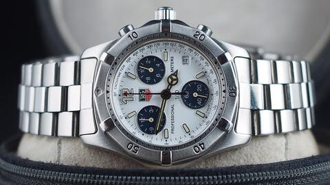 TAG HEUER PROFESSIONAL CHRONOGRAPH SS STEEL QUARTZ PANDA DIAL 39MM