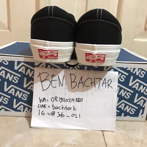 Vans Vault OG Slip On Black White