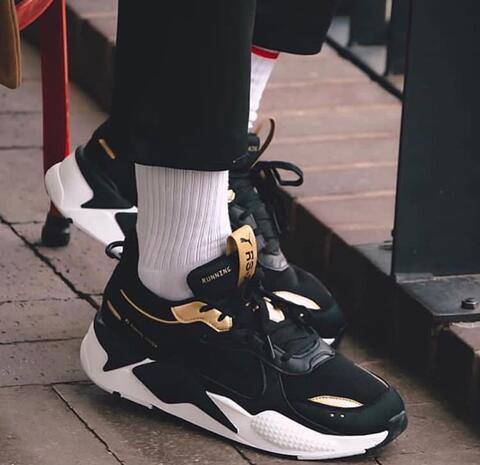 puma rs x trophy black gold