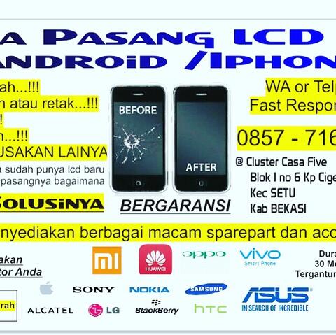 Promo Service Iphone atau Android