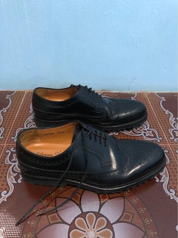 Fortuna Shoes X The Goods Dept - Derby Longwing Black
