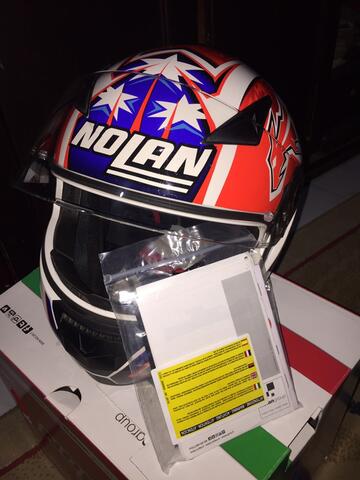 Terjual Jual  Helm  Nolan  N605 Stoner Edition Original Made 