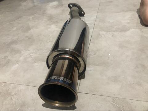 Muffler Spoon Sports made in Taiwan bolt on Honda Brio