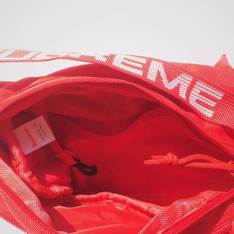 Tas Supreme Merah Waist Bag Supreme Red SS18