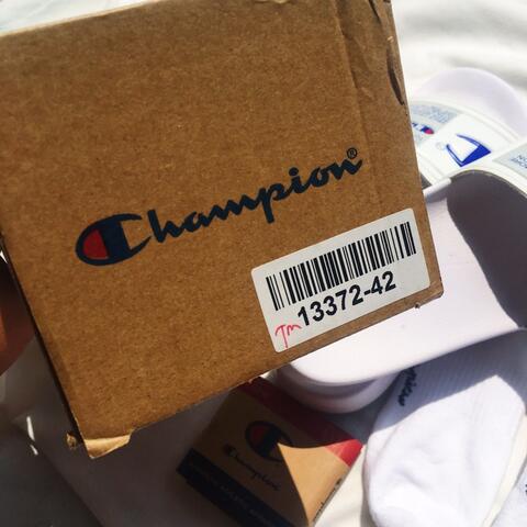 Champion Slides Rally Pro SS19 White Sendal Sandal Champion Rally Pro SS19 Putih