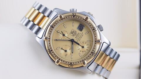 TAG HEUER 2000 PROFESSIONAL CHRONOGRAPH QUARTZ TWO TONE 39MM