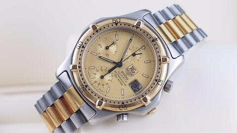 TAG HEUER 2000 PROFESSIONAL CHRONOGRAPH QUARTZ TWO TONE 39MM