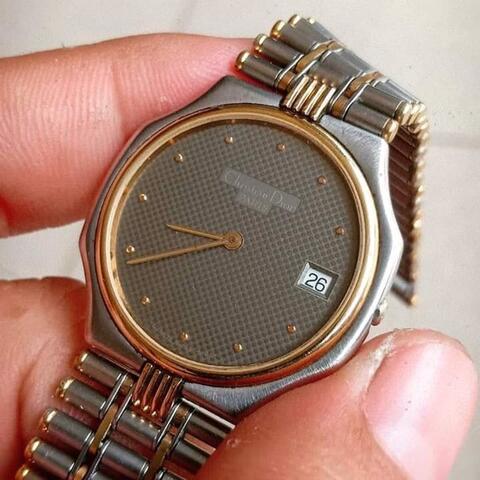 christian dior watch gold