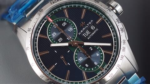 HAMILTON BROADWAY AUTOMATIC CHRONOGRAPH DAY DATE BLUE 43MM 2019