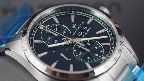 HAMILTON BROADWAY AUTOMATIC CHRONOGRAPH DAY DATE BLUE 43MM 2019