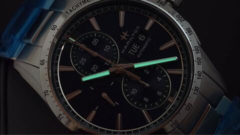 HAMILTON BROADWAY AUTOMATIC CHRONOGRAPH DAY DATE BLUE 43MM 2019