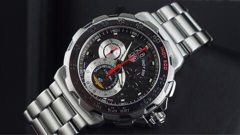 TAG HEUER FORMULA 1 INDY 500 CHRONOGRAPH QUARTZ GREY DIAL 44MM