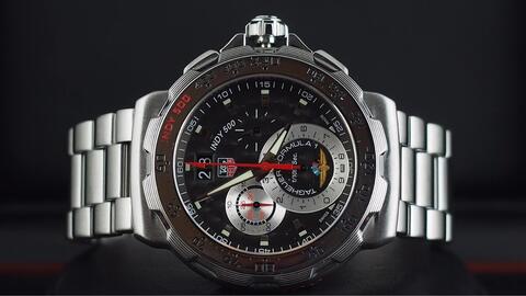 TAG HEUER FORMULA 1 INDY 500 CHRONOGRAPH QUARTZ GREY DIAL 44MM