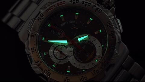 TAG HEUER FORMULA 1 INDY 500 CHRONOGRAPH QUARTZ GREY DIAL 44MM
