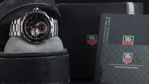 TAG HEUER FORMULA 1 INDY 500 CHRONOGRAPH QUARTZ GREY DIAL 44MM