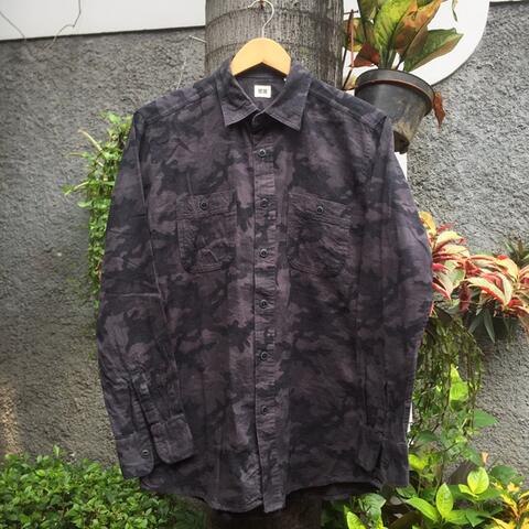 Terjual KEMEJA FLANNEL CAMO ARMY 