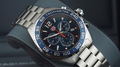 TAG HEUER FORMULA 1 CHRONOGRAPH QUARTZ BLUE DIAL 43MM