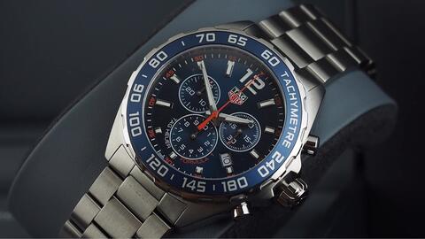 TAG HEUER FORMULA 1 CHRONOGRAPH QUARTZ BLUE DIAL 43MM