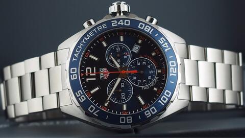 TAG HEUER FORMULA 1 CHRONOGRAPH QUARTZ BLUE DIAL 43MM