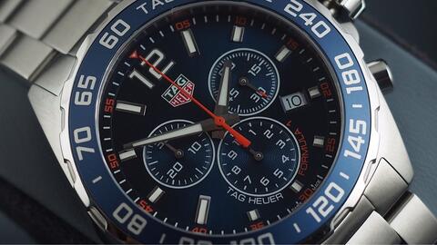TAG HEUER FORMULA 1 CHRONOGRAPH QUARTZ BLUE DIAL 43MM