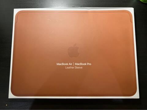 Terjual Apple Leather Sleeve Original Macbook Pro Air 13 Inch Saddle Brown Kaskus
