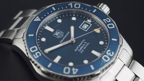 TAG HEUER AQUARACER 300M AUTOMATIC CALIBRE 5 BLUE DIAL 41MM