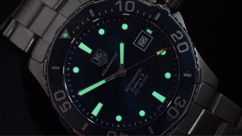 TAG HEUER AQUARACER 300M AUTOMATIC CALIBRE 5 BLUE DIAL 41MM