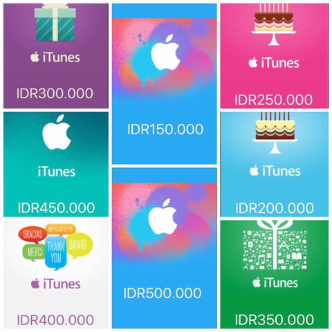 Itunes Gift Card Indonesia Murah, Aman dan Terpercaya