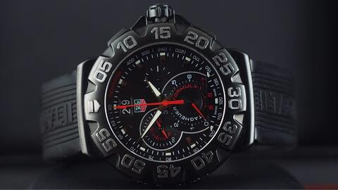 TAG HEUER FORMULA 1 CHRONOGRAPH QUARTZ GRANDE DATE BLACK 44MM