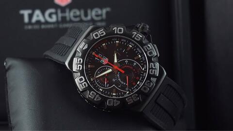 TAG HEUER FORMULA 1 CHRONOGRAPH QUARTZ GRANDE DATE BLACK PVD 44MM