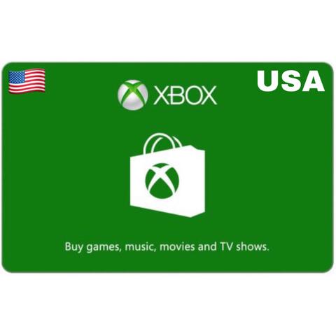 Xbox Live Digital Gift Card US $5 - $100, Xbox Live 1 - 12 Months