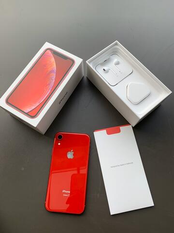 iPhone XR 128GB Red Fullset Mulus Masih Garansi
