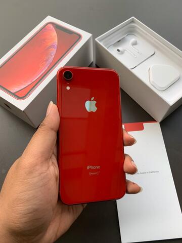iPhone XR 128GB Red Fullset Mulus Masih Garansi