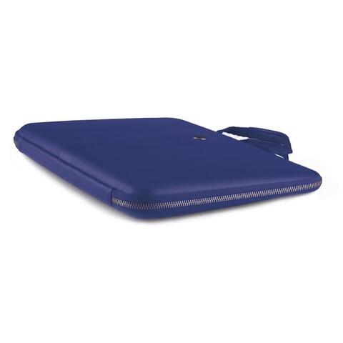 COZI Smart Sleeve Aniline Leather for Macbook Pro 13” 2017 -Blue De