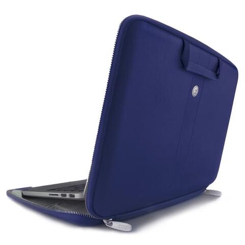 COZI Smart Sleeve Aniline Leather for Macbook Pro 13” 2017 -Blue De