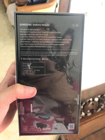 samsung note 10 plus putih 256 gb
