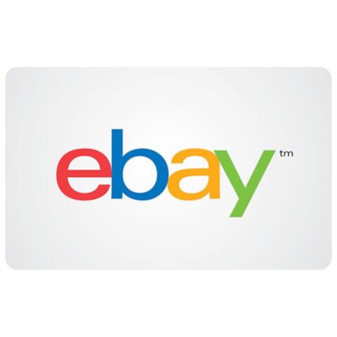 Ebay Gift Card USA $5 $10 $15 $25 $50 $100