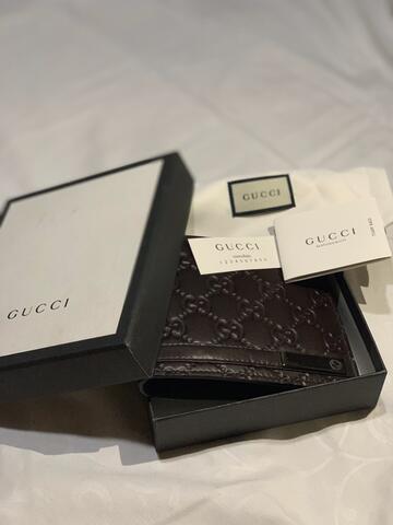 Dompet Kulit Pria Gucci Men Leather Wallet 100% Original New Baru Branded Asli