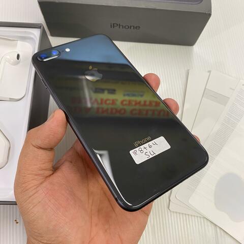 iPhone 8 Plus 64GB Space Gray Mulus ex inter Fullset Harga murah