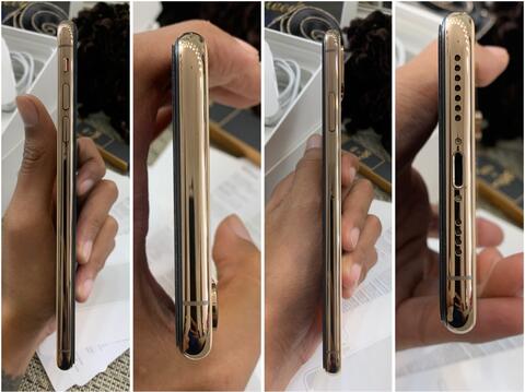 iPhone XS max 256gb gold fullset ori mulus