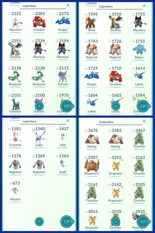 Akun Pokemon Go Mystic