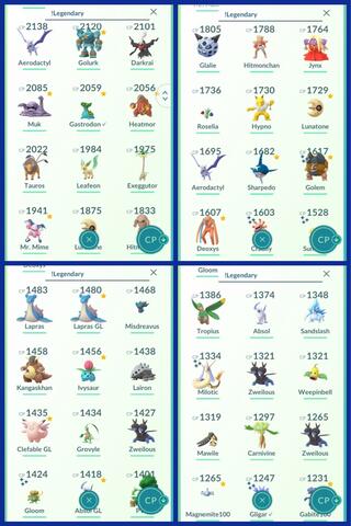 Akun Pokemon Go Mystic